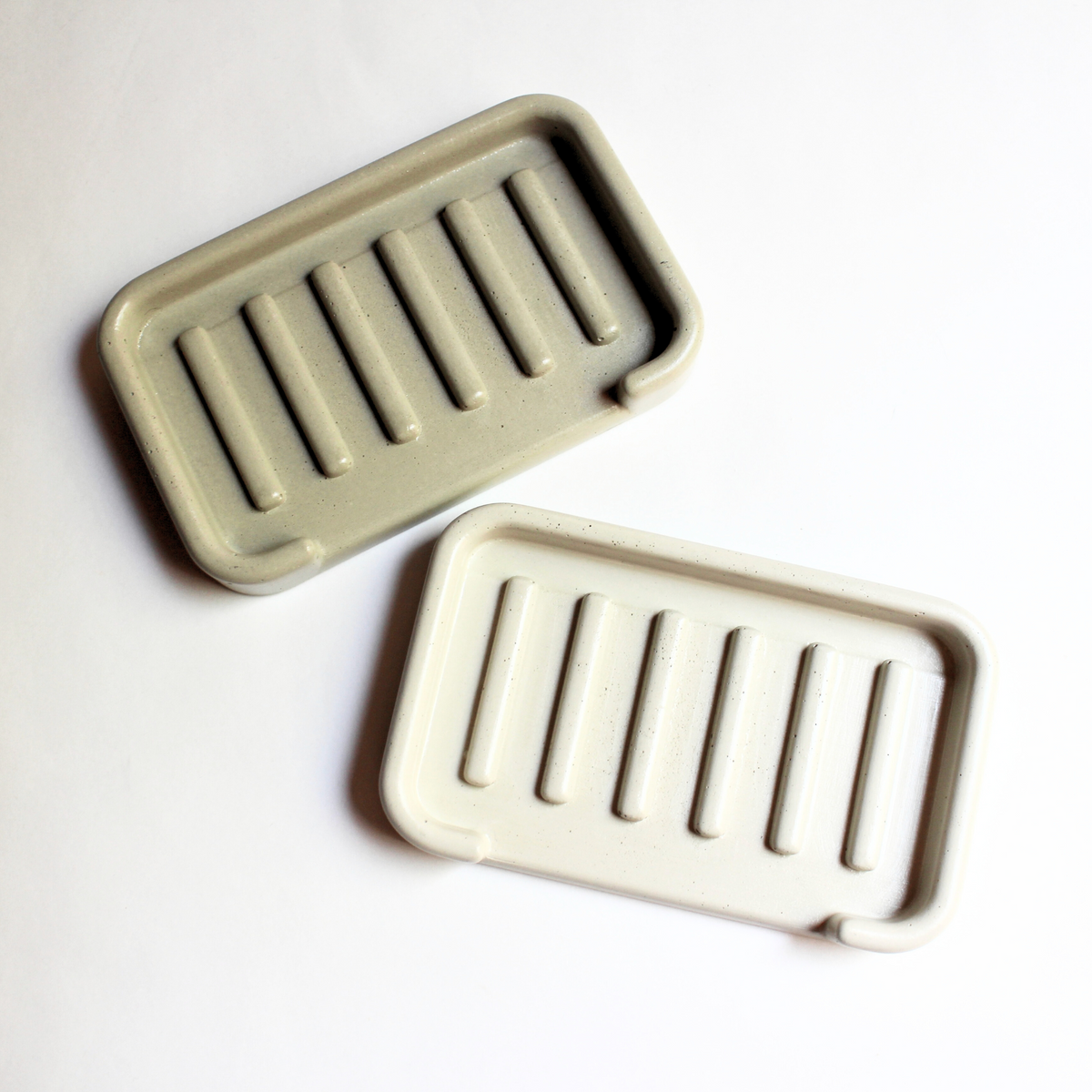 Hygge Concrete Soap Trays, Nordic and Boho, no label
