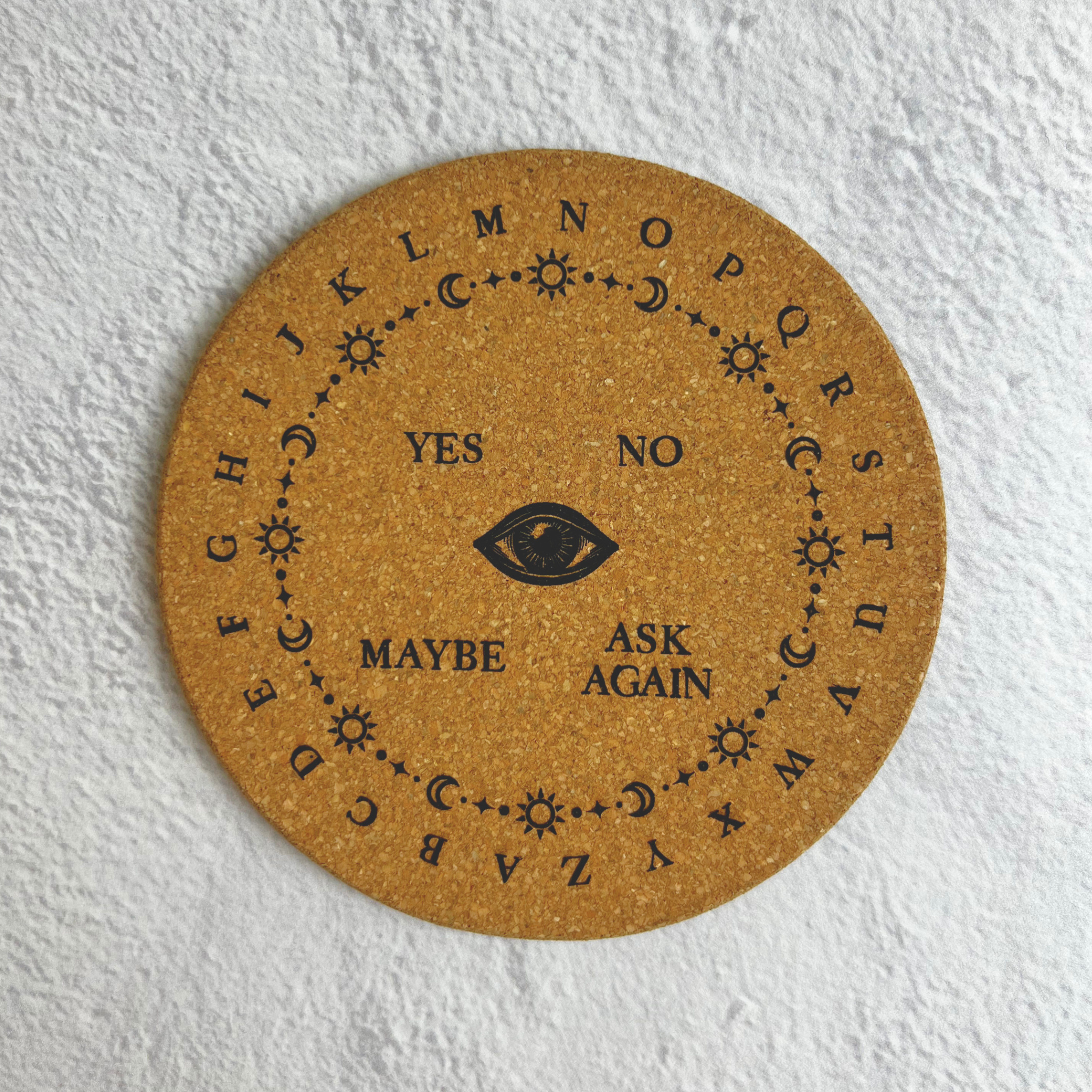 Natural Cork Divination Coaster by Verthandi Botanical