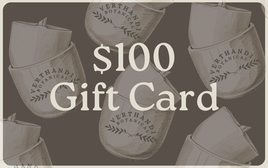 $100 digital Verthandi Botanical gift card, digital gift card candle gift card self care gift card wellness gift card eco friendly gift idea clean beauty gift botanical gift card last minute gift idea gift for her gift for mom hygge gift