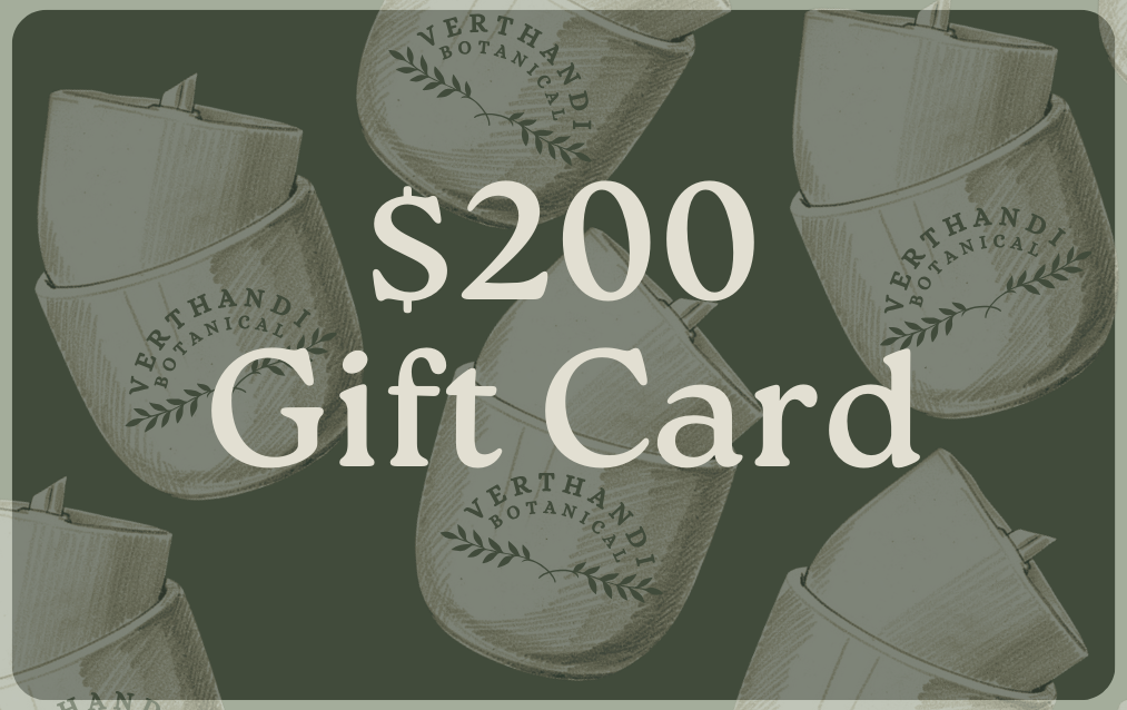 $200 digital Verthandi Botanical gift card, digital gift card candle gift card self care gift card wellness gift card eco friendly gift idea clean beauty gift botanical gift card last minute gift idea gift for her gift for mom hygge gift