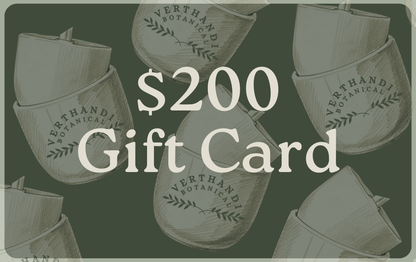 $200 digital Verthandi Botanical gift card, digital gift card candle gift card self care gift card wellness gift card eco friendly gift idea clean beauty gift botanical gift card last minute gift idea gift for her gift for mom hygge gift