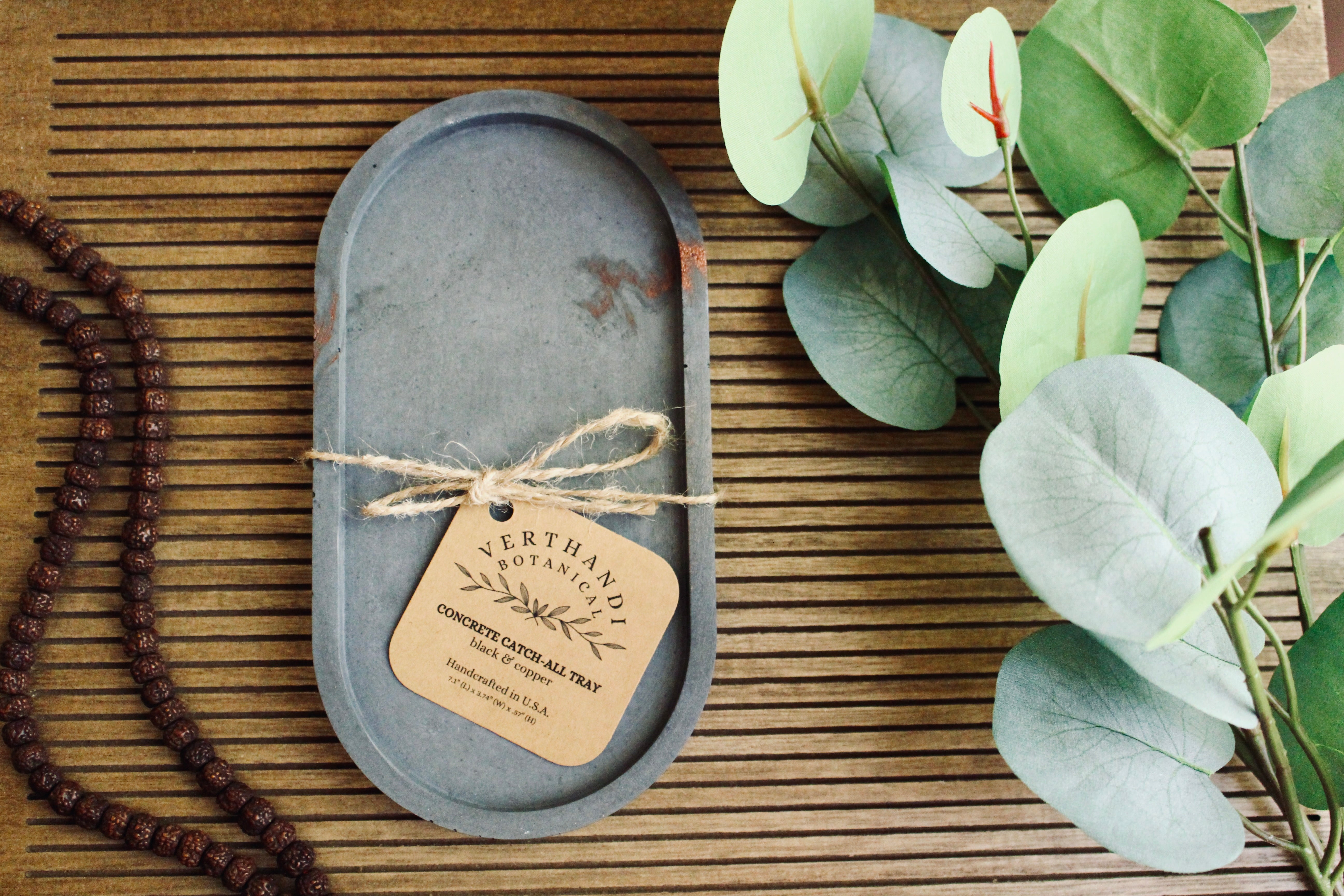 CONCRETE OVAL TRAY