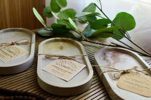 CONCRETE OVAL TRAY