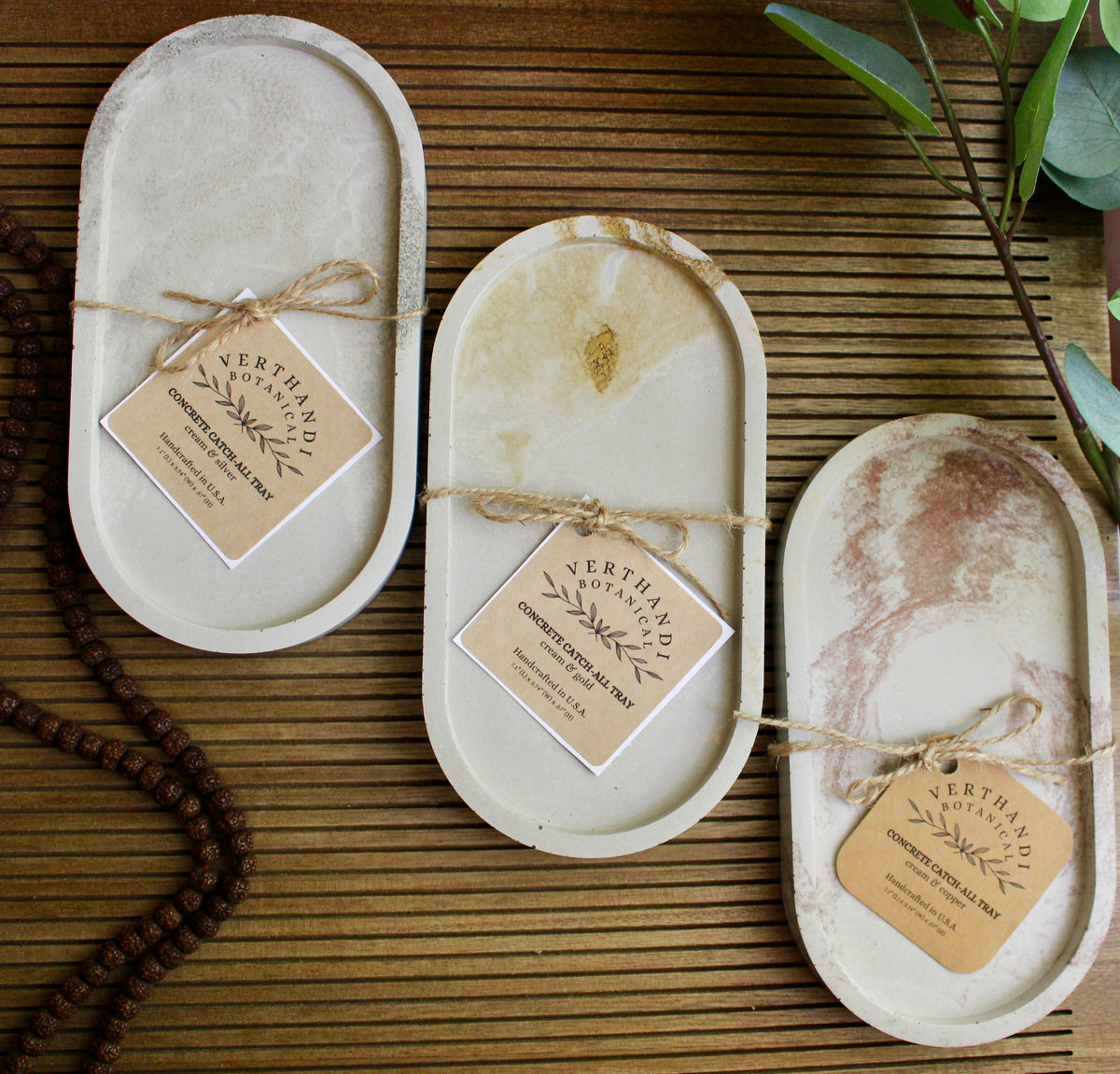 OVAL | concrete tray