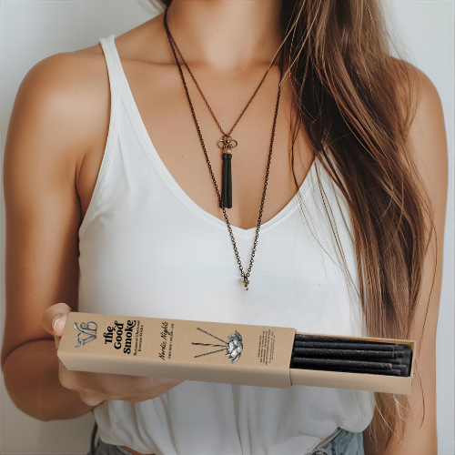 THE GOOD SMOKE - BOTANICAL CHARCOAL INCENSE STICKS - 50 PK