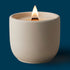 Mystic scented candle with a crackling wood wick in a concrete jar  