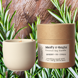 MERRY & BRIGHT CANDLE (Refillable)