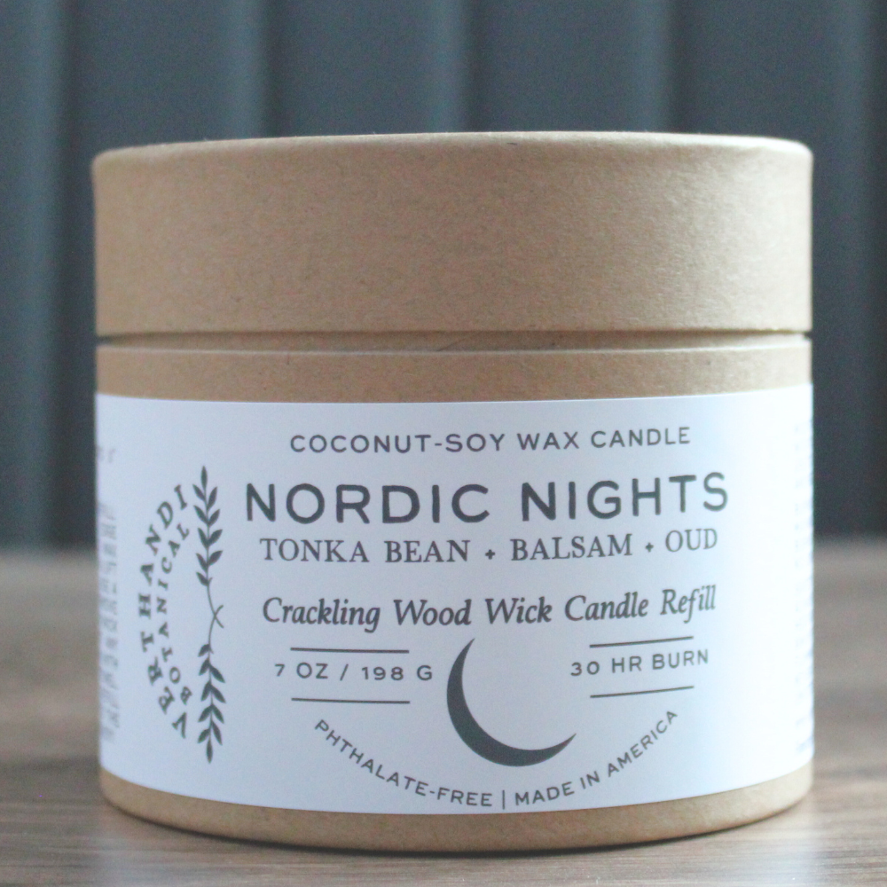 Candle refill with &