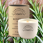 Load image into Gallery viewer, ROSEMARY + SAGE CANDLE (Refillable)
