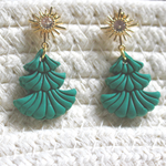 Load image into Gallery viewer, CHRISTMAS TREE EARRINGS
