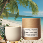 Load image into Gallery viewer, COCONUT + BAMBOO CANDLE (Refillable)
