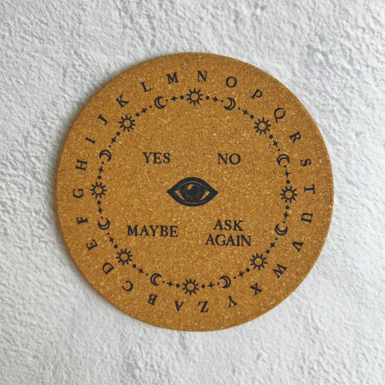 Natural Cork Divination Coaster by Verthandi Botanical