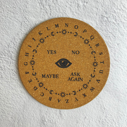 Natural Cork Divination Coaster by Verthandi Botanical