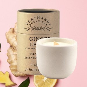 GINGER LEMON CANDLE (Refillable)