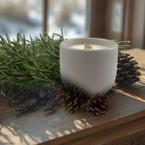 HERBAL FOREST - MALACHITE - ESSENTIAL OIL CANDLE