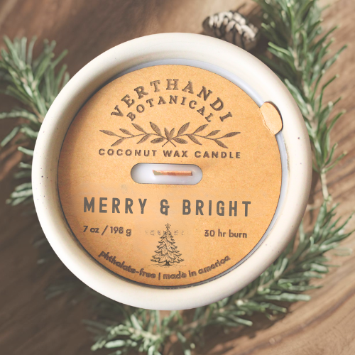 MERRY & BRIGHT CANDLE (Refillable)