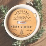 Load image into Gallery viewer, MERRY &amp; BRIGHT CANDLE (Refillable)
