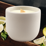 Load image into Gallery viewer, MOJITO - AVENTURINE CRYSTAL - ESSENTIAL OIL CANDLE
