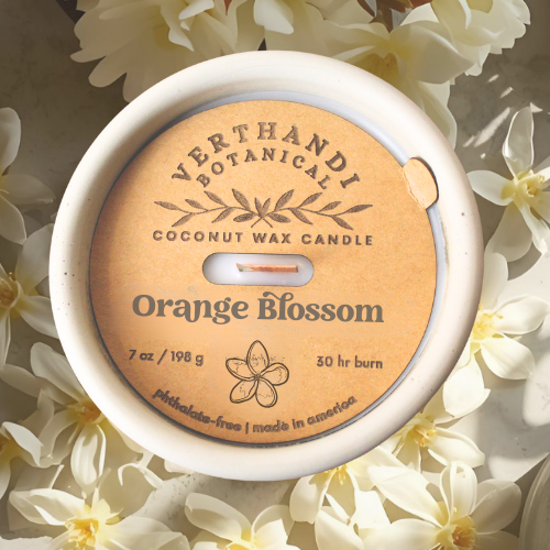 ORANGE BLOSSOM CANDLE (Refillable)