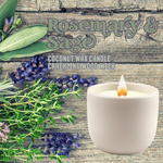 Load image into Gallery viewer, ROSEMARY + SAGE CANDLE (Refillable)
