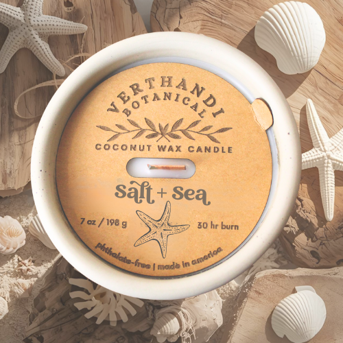 SALT + SEA CANDLE (Refillable)
