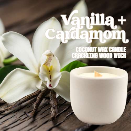 VANILLA CARDAMOM CANDLE (Refillable)